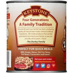 Keystone All Natural Beef, 28 oz Can (2 pack)