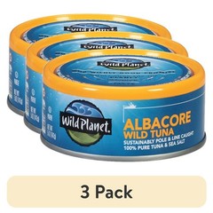 Wild Caught Albacore Tuna in Sea Salt 5 oz Cans Pack of 3