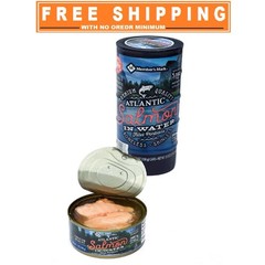 Member’s Mark Canned Atlantic Salmon 7oz 5 Pack Ready to Eat Premium Seafood