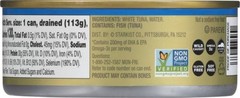 Chunk White Albacore Tuna in Water – Low Sodium, 14g Protein, Pack of 5 Cans