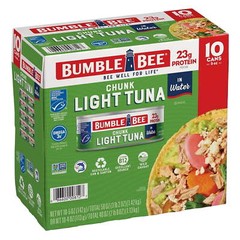 Canned Tuna in Water, 5 oz, 10 Count