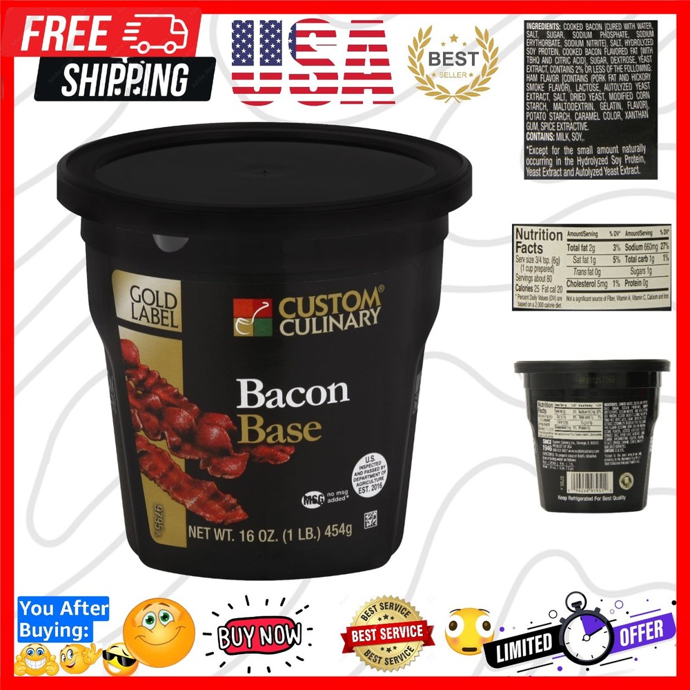 Gold Label Base Bacon, Pound