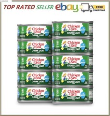 Chicken of the Sea Chunk Light Tuna in Water 5 oz. Can Pack of 10