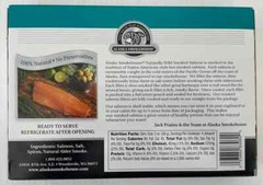 2ea 8oz gift boxed Smoked Salmon Wild Alaskan hand-filleted ready to eat