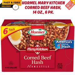Hormel Mary Kitchen Corned Beef Hash, 14 oz., 6 pk. Fully cooked, FREE SHIPPING