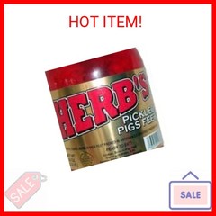 Herb’s Pickled Pigs Feet 40 oz 1/2 Gallon