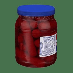 Ready to Eat Pickled Sausage 32oz Jar Low Carb Protein Snack Fully Cooked Smoked
