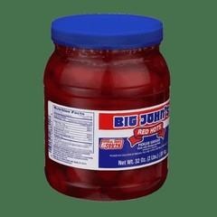 Pickled Sausage Snack Links Low Carb Protein Smoked Ready to Eat 32oz Jar New