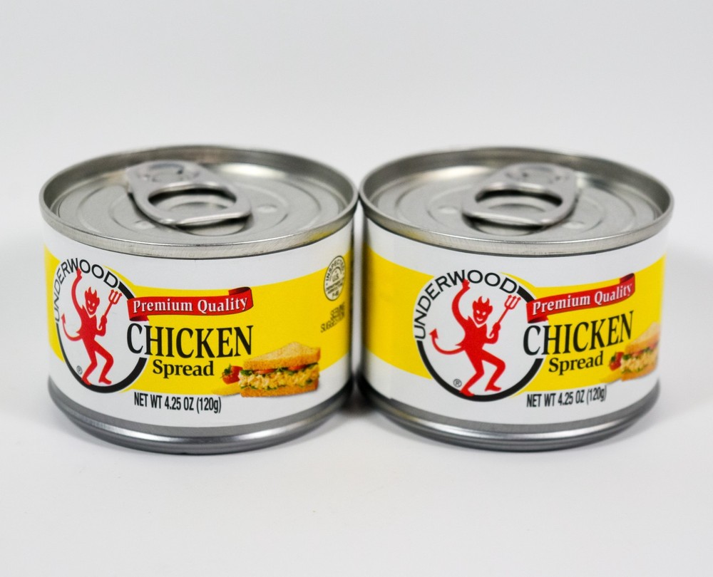2 Underwood CHICKEN Sandwich Spread 4.25 oz 09/19/2028