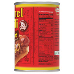 HORMEL Chili No Beans Canned Chili, Shelf-Stable, 38 oz Steel Can