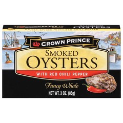 Smoked Oysters with Red Chili Pepper