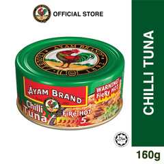 Ayam Brand Fire Hot Chilli Tuna 160g Level 5 Spicy Canned Tuna HALAL Malaysia