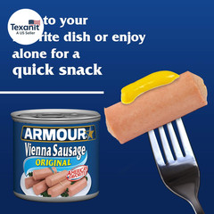 Star Vienna Sausage, Original Flavor, Canned Sausage, 4.6 Oz (Pack of 6)