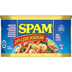 SPAM 🍳Less Sodium🧂7 Oz (Pack Of 12)