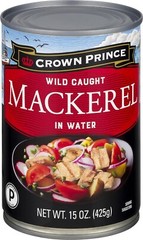 Certified Paleo Mackerel – 15-Ounce Cans Pack of 12, High Omega-3 Protein Source