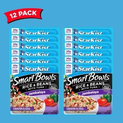 Nutritious 4.5oz Jambalaya Bowls – Tuna, Rice & Beans, Pack of 12, Omega-3 Rich
