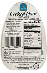 10 Bristol Cooked Ham 16oz EXP * 2027 Fully Cooked Canned Meat Ready to Eat Food