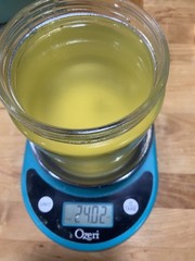 Rendered Grass Fed Beef Tallow Cleaned Deodorized 24 Ounces