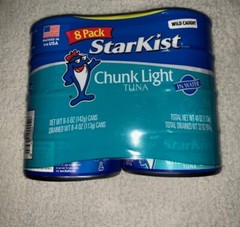 🐟StarKist Chunk Light Tuna in Water, 5 oz Can, Pack of 8💚