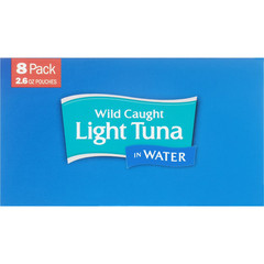 StarKist Chunk Light Tuna in Water , 2.6 oz Pouch ,8 Pack…