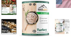Delicious All Natural Canned Turkey 28 Oz – Perfect for Meals & Emergency Prep