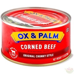 OX & Palm Corned Beef with Natural Juices Original Chunky Style 11.5 oz