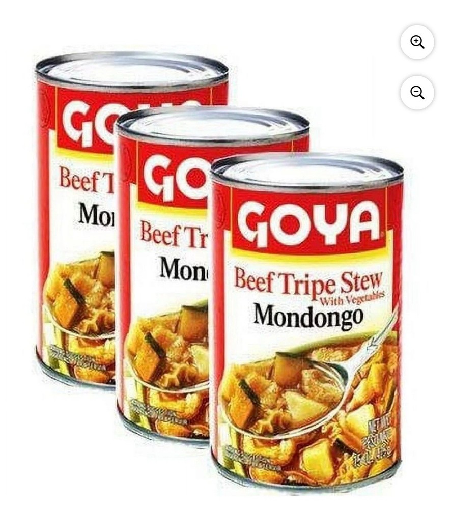 Goya Beef Tripe Stew-Mondongo 3 Pack – 15 oz Can Listo para Comer Free Delivery