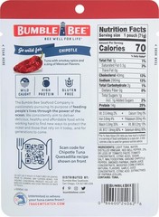 Chipotle Seasoned Tuna, 2.5 oz Pouch – Ready to Eat