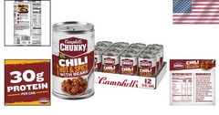 Spicy Beef Chili with Beans by Campbell’s Chunky – 12 Count