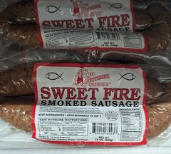 The Butcher Shoppe Sweet Fire Sausage 14 Oz (4 Pack)