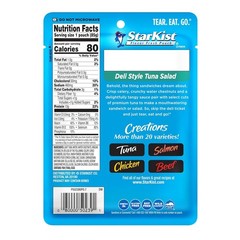 StarKist Tuna Creations Deli Style Tuna Salad Pouch (3 oz – 1 Pack) Wild Caught