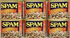 Spam Hot & Spicy Luncheon Meat 12 oz ( Pack of 6 )