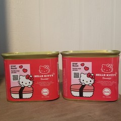 SPAM Hello Kitty Limited Edition 25% Less Sodium Pork Meat, 2-Pack 12 oz