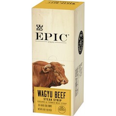 Epic Wagyu Beef Strip, 0.8 Ounce, 20 Per Pack, 4 Per Case