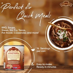 2 Pack All Natural Beef Fully Cooked No Preservatives Ready to Eat Canned Meat