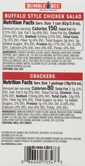 Bumble Bee Snack On The Run Protein Snack Pack Buffalo Chicken Salad with Cr…