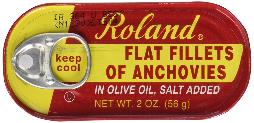 Roland Foods Anchovies Fillets, Flat in Olive Oil, 2 Ounce