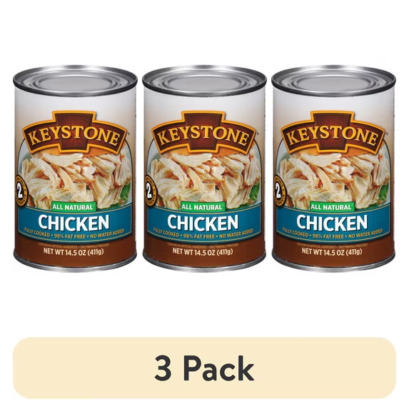 (3 Pack) All Natural Chicken, 14.5 Oz Can FREE USA SHIPPING