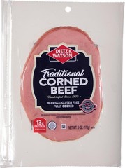 Delicious 6 oz Thin Sliced Corned Beef – High Protein, No Fillers, Low Calorie