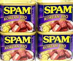 Spam Korean BBQ Luncheon Meat 12 oz ( Pack of 4 )~08/2028