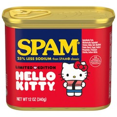 Limited Edition HELLO KITTY SPAM 25% less sodium NEW!