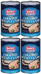Bumble Bee Chopped Ocean Clams, 51Oz Can (Pack of 4)