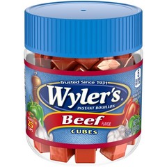 Beef Instant Bouillon Cubes Jar, 3.25 OZ