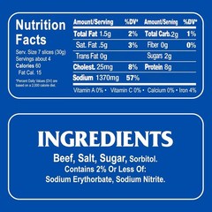 Armour Star Chipped Dried Ground Beef 95% Fat-Free Gluten Free [2 Pack] FASTSHIP