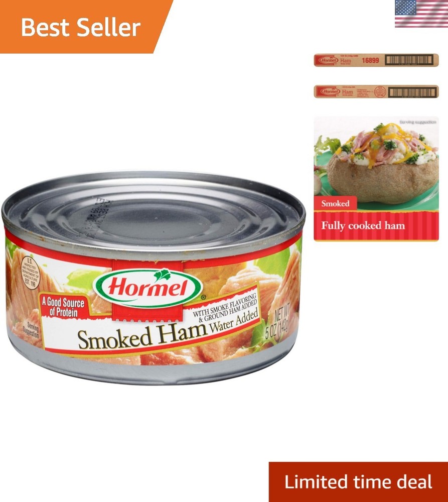 Savory Smoked Ham in Convenient 5 Oz Cans – 12-Pack for Quick Meals