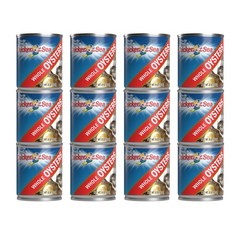 Whole Oysters 8 oz Can Pack of 12