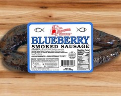 The Butcher Shoppe Blueberry Smoked Sausage 14 Oz (4 Pack)