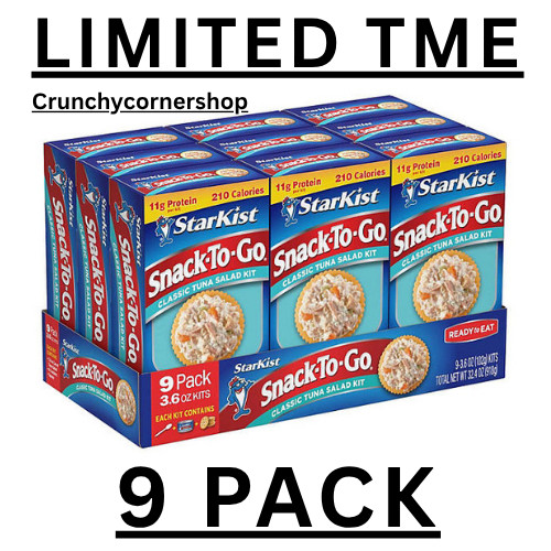 Starkist Tuna Salad Kit, 3.6 oz., 9 pk. – LIMITED TIME!!!