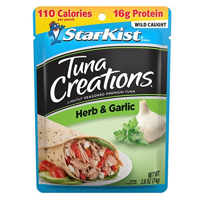 StarKist Tuna Creations, Herb & Garlic Tuna, 2.6 oz