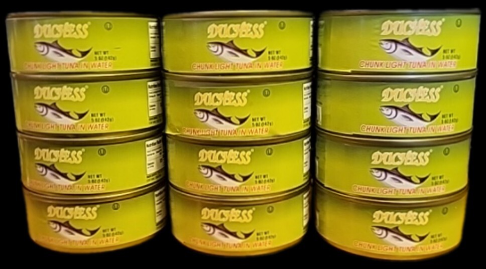 12 DUCHESS CHUNK LIGHT TUNA IN WATER BB DATE: 2026 FREE SHIPPING USA